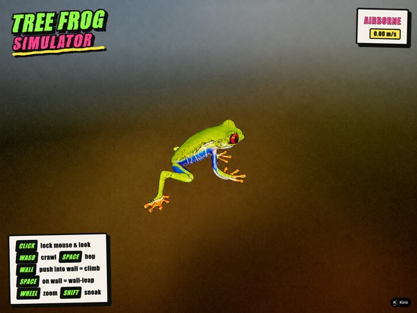Tree Frog Sim: Climb a 3D World as a Red-Eyed Tree Frog